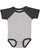 INFANT BASEBALL BODYSUIT Vintage Heather/Vintage Smoke 