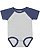 INFANT BASEBALL BODYSUIT VN Heather/VN True Navy 