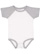 INFANT BASEBALL BODYSUIT White/Vintage Heather 