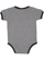 INFANT RETRO RINGER BODYSUIT Granite Heather/Vintage Smoke 1 Back