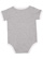 INFANT RETRO RINGER BODYSUIT Heather/White 1 Back