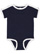 INFANT RETRO RINGER BODYSUIT Navy/White 1