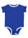 INFANT RETRO RINGER BODYSUIT Royal/White 1 Open
