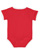 INFANT RETRO RINGER BODYSUIT Red/White 1 Back