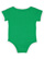 INFANT RETRO RINGER BODYSUIT Vintage Green/White 1 Back