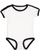 INFANT RETRO RINGER BODYSUIT White/Black 1