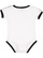 INFANT RETRO RINGER BODYSUIT White/Black Back