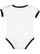 INFANT RETRO RINGER BODYSUIT White/Black 1 Back