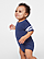 Infant Football Bodysuit Side View