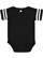 INFANT FOOTBALL BODYSUIT Black/White 