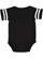 INFANT FOOTBALL BODYSUIT Black/White Back