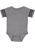 INFANT FOOTBALL BODYSUIT Granite Heather/Vintage Smoke 