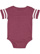 INFANT FOOTBALL BODYSUIT Vintage Burgundy/Blended White Back