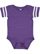 INFANT FOOTBALL BODYSUIT Vintage Purple/Blended White Open