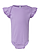 Infant Flutter Sleeve Bodysuit Lavender 1