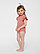 INFANT FLUTTER SLEEVE BODYSUIT Mauvelous SIDE