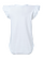 Infant Flutter Sleeve Bodysuit White 3