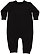 INFANT FLEECE ONE PIECE Black 