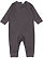 Infant Fleece One Piece Charcoal 1