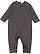 Infant Fleece One Piece Charcoal 1