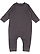 Infant Fleece One Piece Charcoal 1