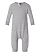 Infant Fleece One Piece Heather Ghosted Back View