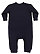 INFANT FLEECE ONE PIECE Navy Back