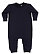 INFANT FLEECE ONE PIECE Navy Open