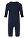 Infant Fleece One Piece Navy Ghosted Front View