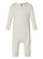 Infant Fleece One Piece Natural Heather Ghosted Back View