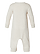 Infant Fleece One Piece Natural Heather Ghosted Front View