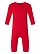 Infant Fleece One Piece Red Ghosted Back View