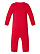Infant Fleece One Piece Red Ghosted Front View