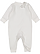 Infant Fleece One Piece White 1