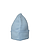Infant Baby Rib Cap Light Blue Ghosted Side View