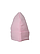 Infant Baby Rib Cap Pink Ghosted Side View
