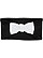 INFANT BOW TIE HEADBAND Black/White 