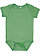 INFANT MELANGE JERSEY BODYSUIT Green Melange Open