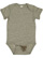 INFANT MELANGE JERSEY BODYSUIT Military Green Melange Open