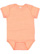 INFANT MELANGE JERSEY BODYSUIT Papaya Melange 