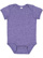 INFANT MELANGE JERSEY BODYSUIT Purple Melange 