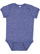 INFANT MELANGE JERSEY BODYSUIT Royal Melange 