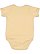 INFANT MELANGE JERSEY BODYSUIT Stone Melange Back