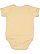 INFANT MELANGE JERSEY BODYSUIT Stone Melange Back