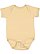 INFANT MELANGE JERSEY BODYSUIT Stone Melange Open