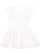 TODDLER BABY RIB DRESS White/Ballerina-White Stripe Back