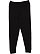 ADULT BABY RIB PAJAMA PANT Black 1