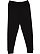 ADULT BABY RIB PAJAMA PANT Black 1 Back