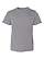 Youth Fine Jersey T-Shirt Granite Heather Ghosted Front View