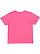 YOUTH FINE JERSEY TEE Hot Pink Back